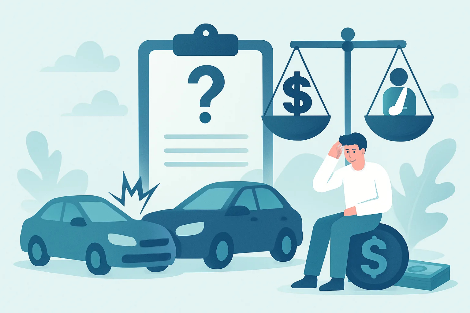 Illustration about are car accident settlements taxable?