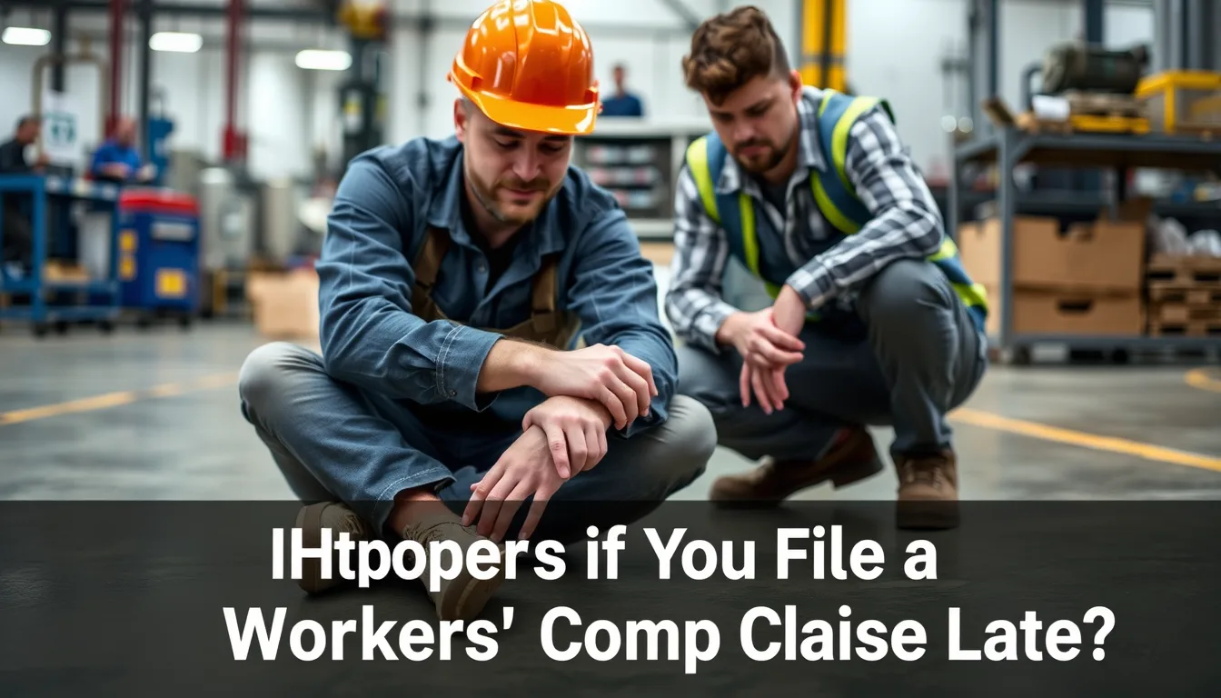 What happens if you file a workers' comp claim late?