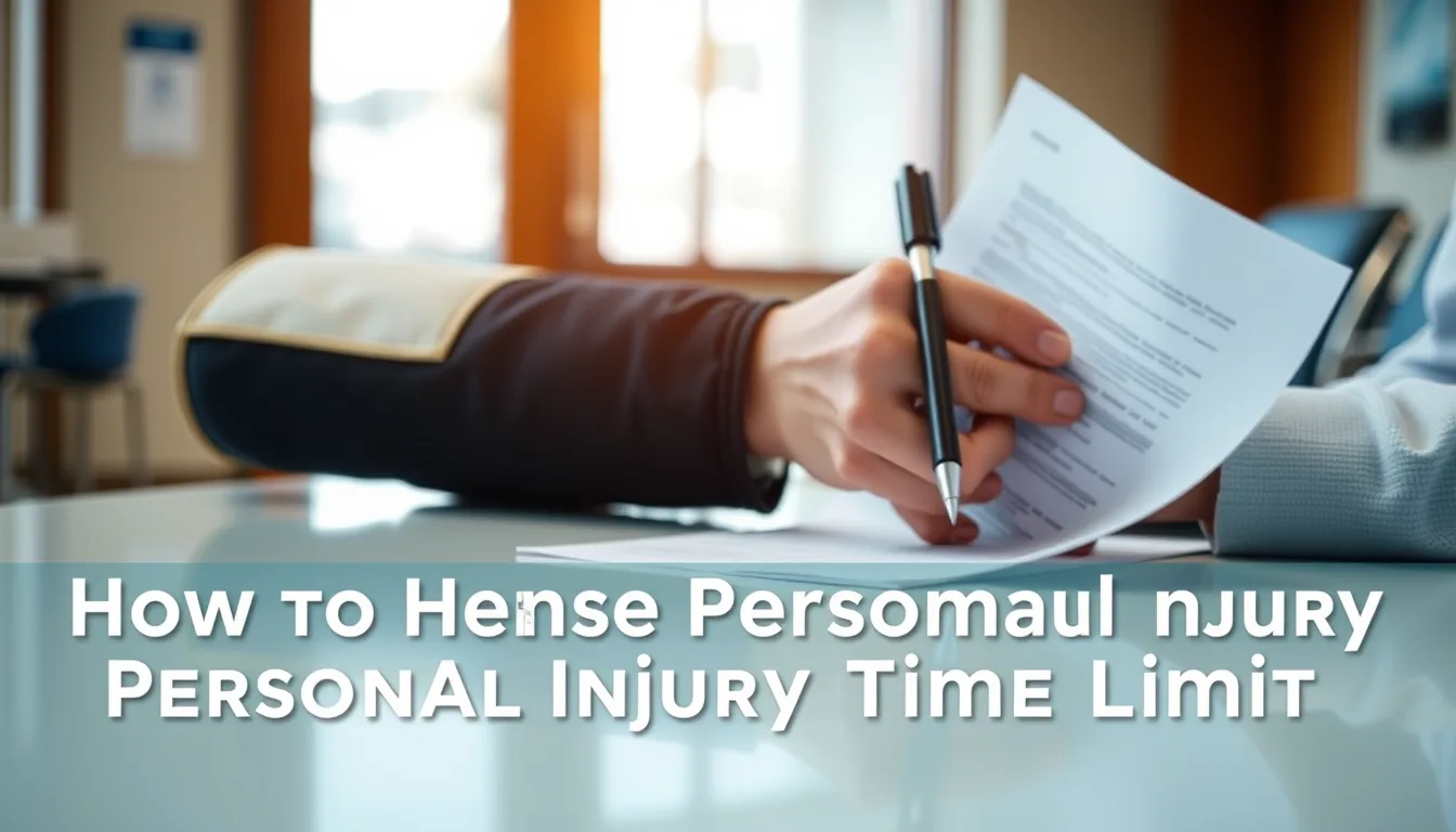 Related guide: How to handle personal injury claim time limit