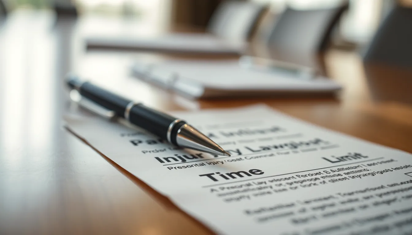 Key information: How to handle personal injury claim time limit