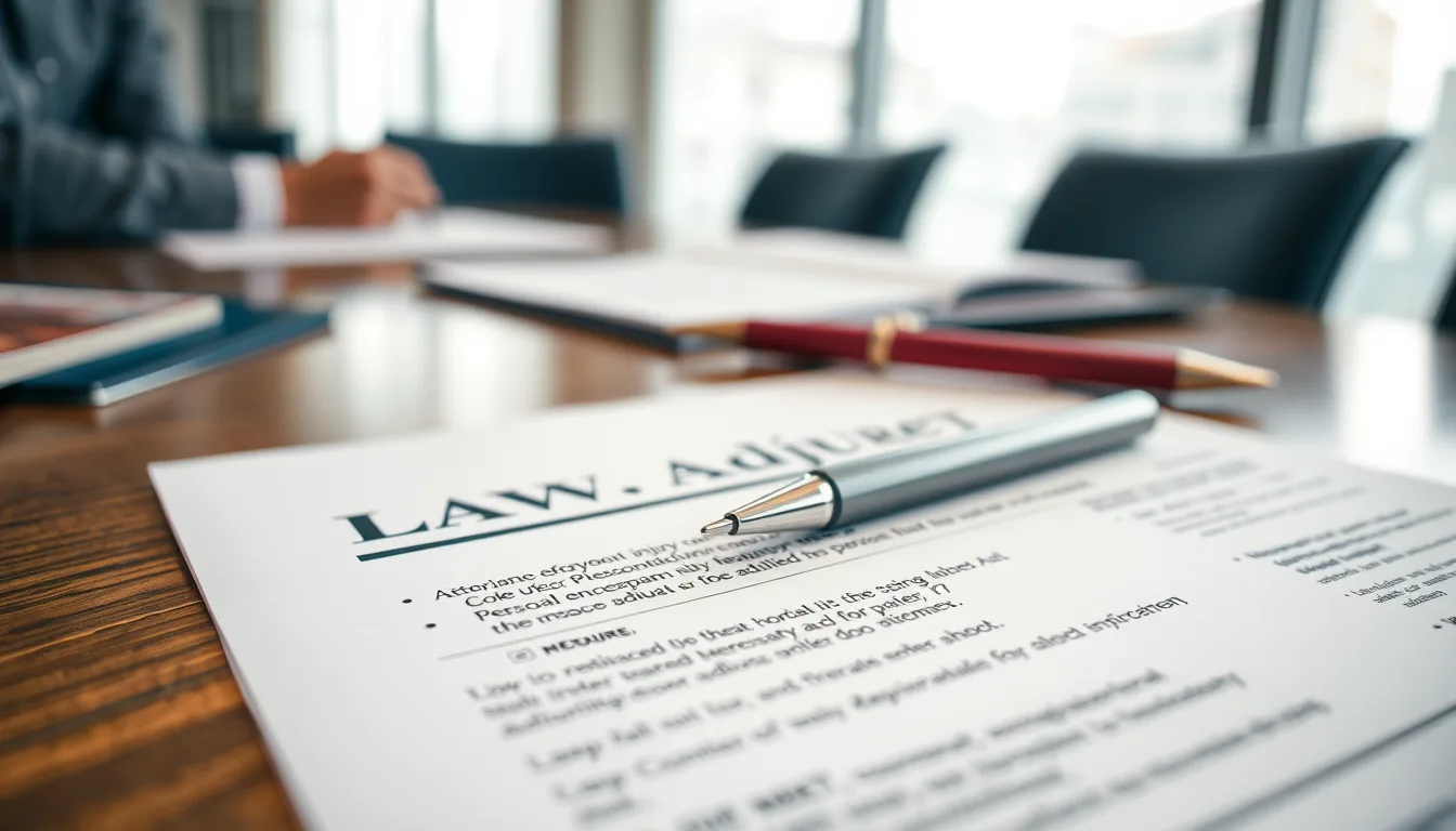 Key information: How to handle personal injury claims adjuster
