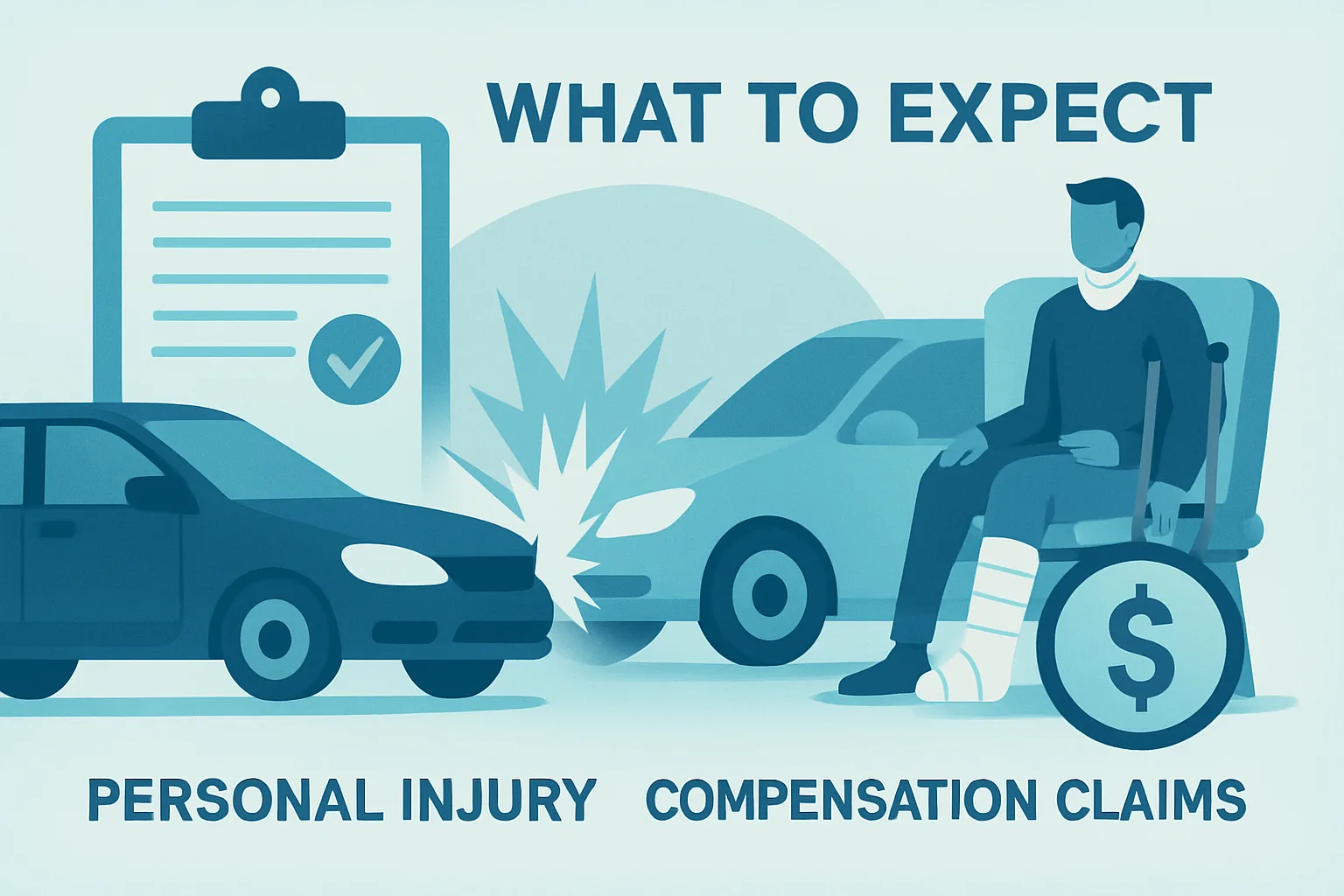 Illustration about rear-end collision settlements: what to expect