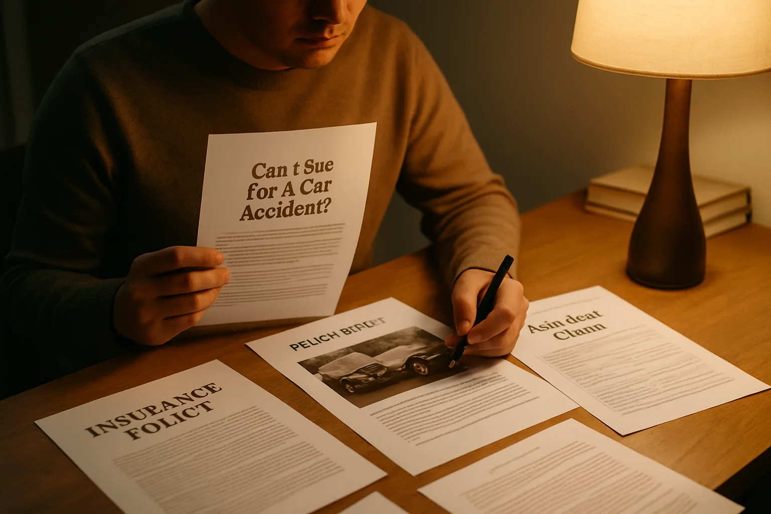 Key information: Can you sue for a car accident? what you need to know before filing