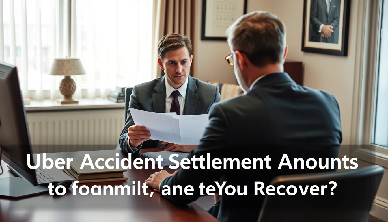 Uber accident settlement amounts: how much can you recover?