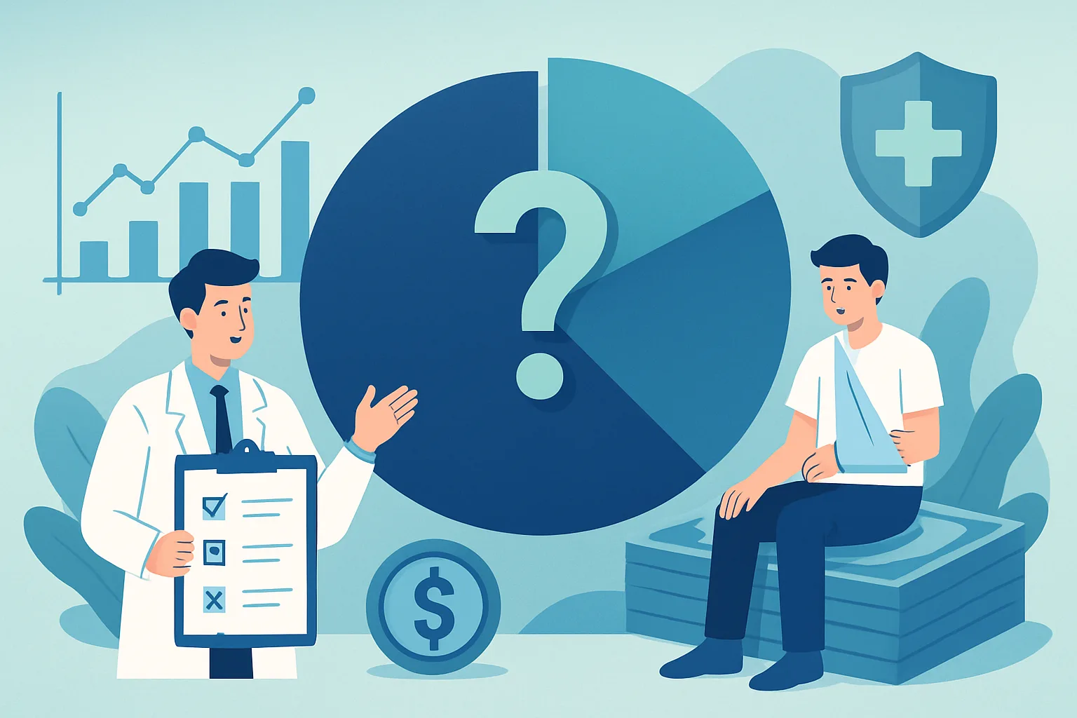 Illustration about what are the odds of winning a medical malpractice lawsuit? what the data shows